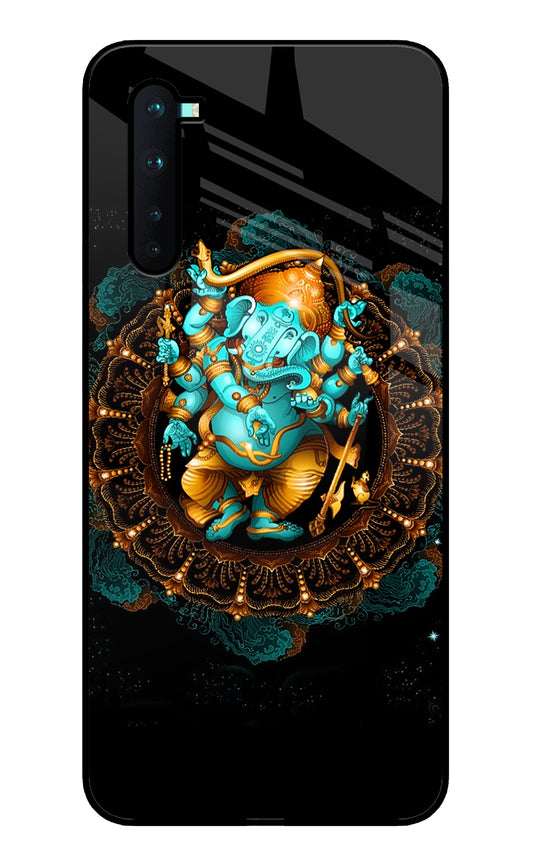 Lord Ganesha Art Oneplus Nord Glass Cover