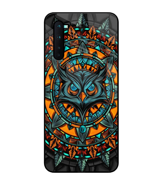 Angry Owl Art Oneplus Nord Glass Cover