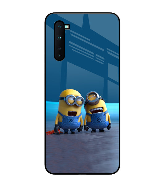 Minion Laughing Oneplus Nord Glass Cover