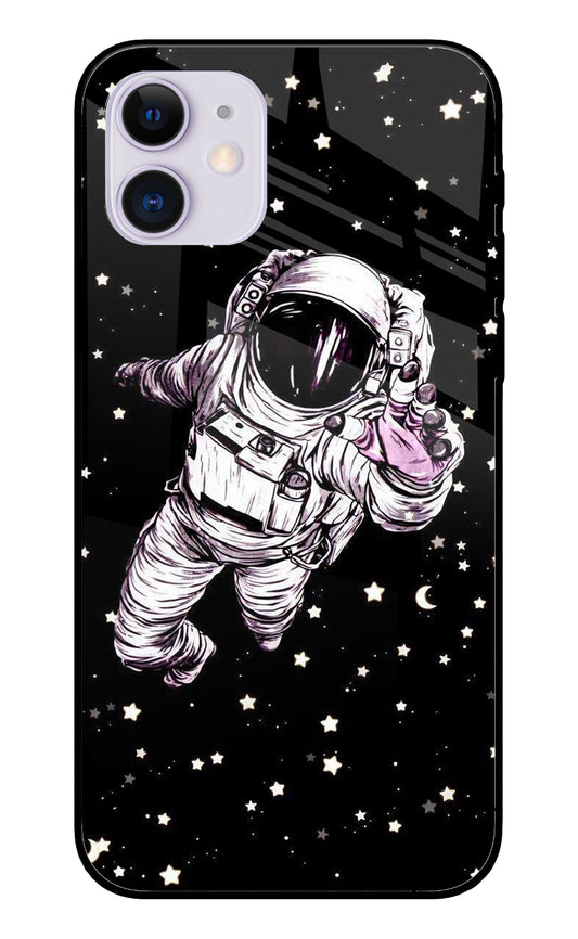 Astronaut On Space iPhone 12 Glass Cover
