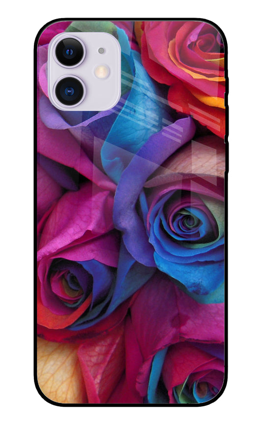 Colorful Roses iPhone 12 Glass Cover