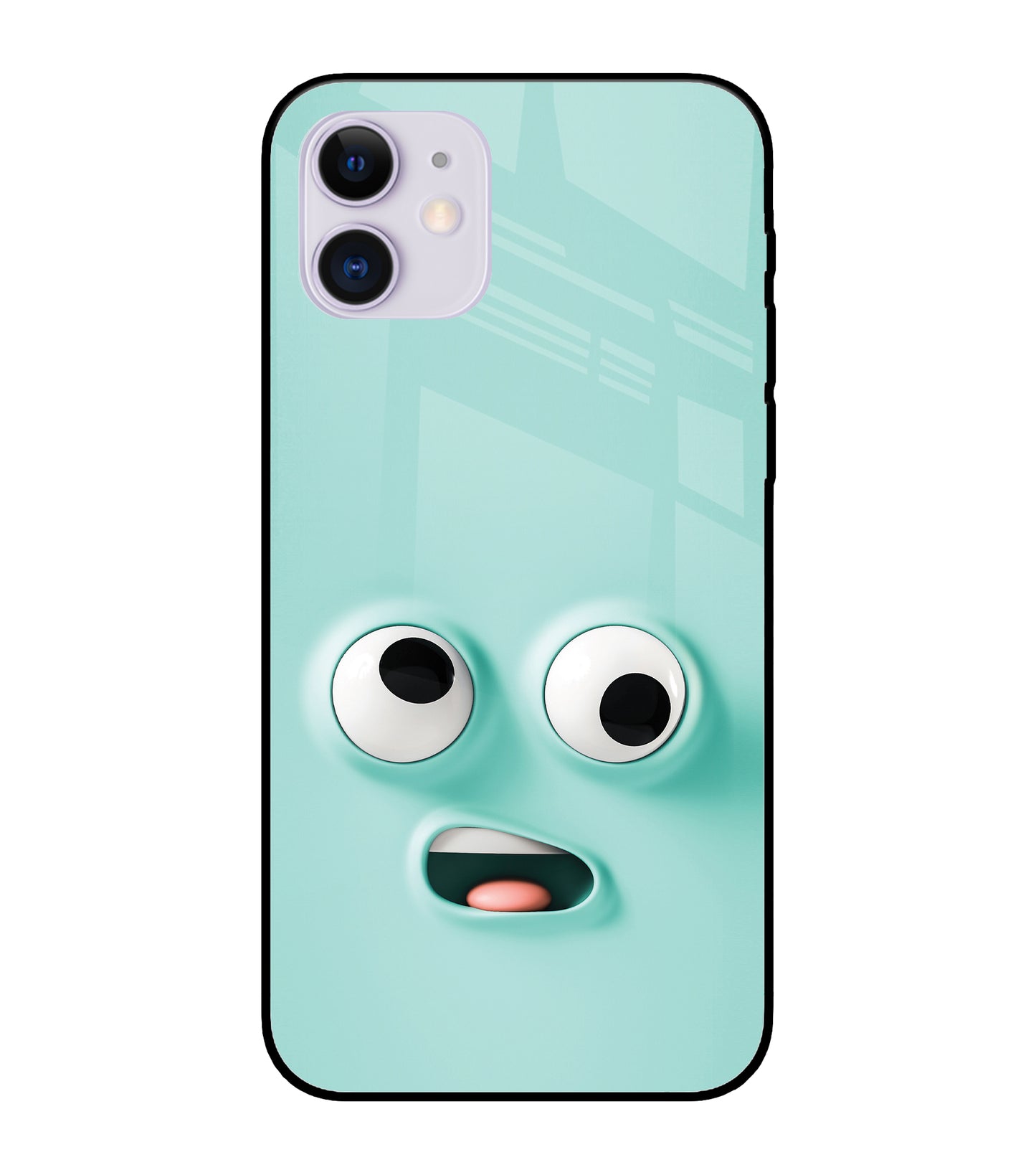 Funny Cartoon iPhone 12 Glass Cover