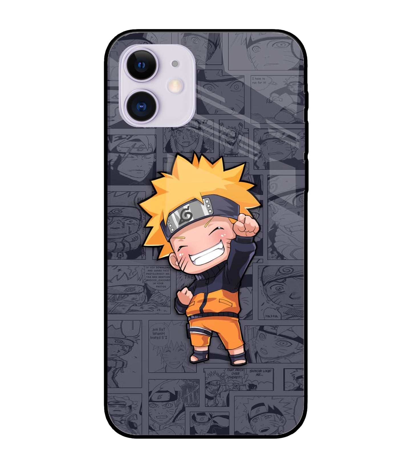 Chota Naruto iPhone 12 Glass Cover