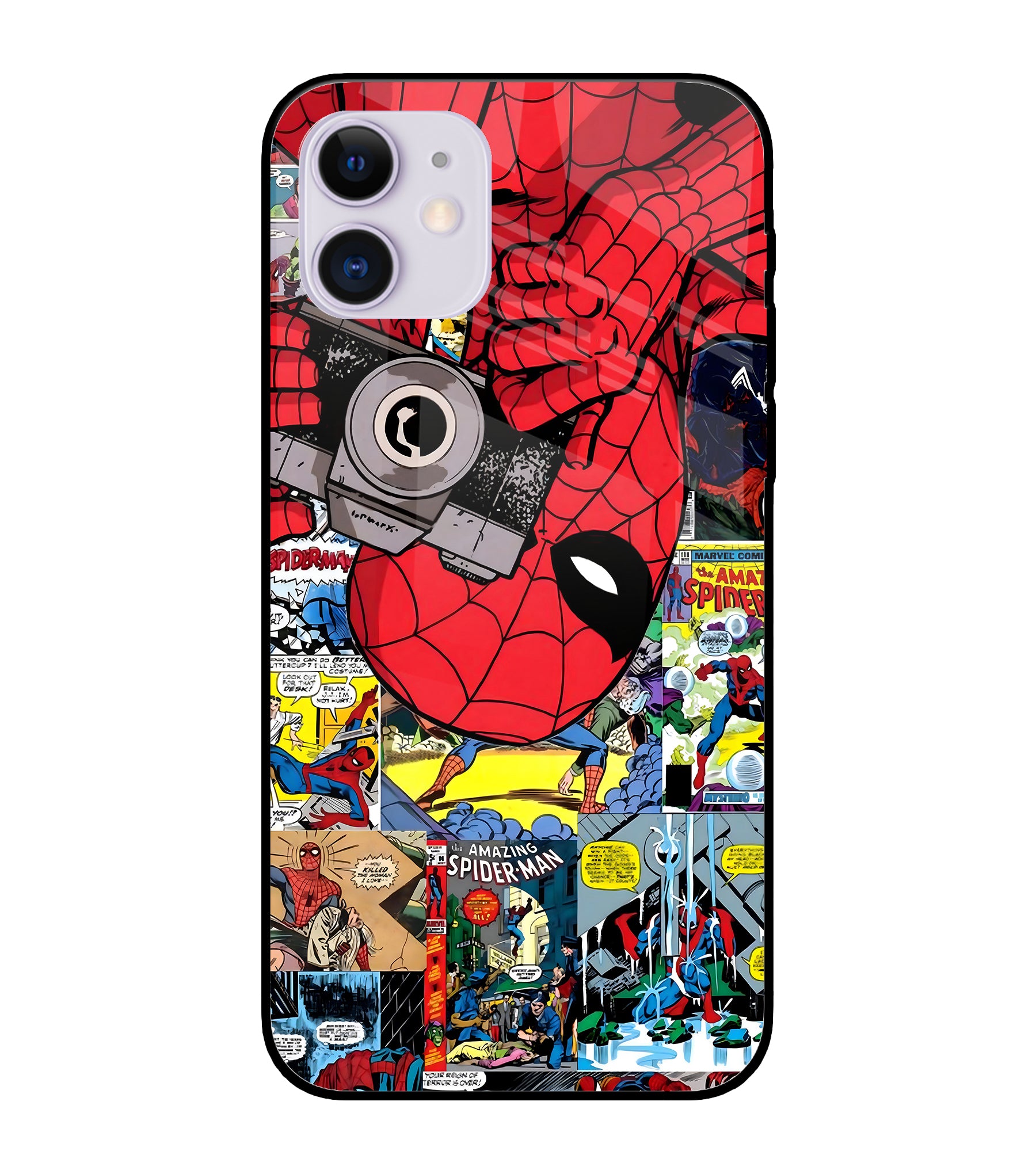 Spider Man iPhone 12 Glass Cover
