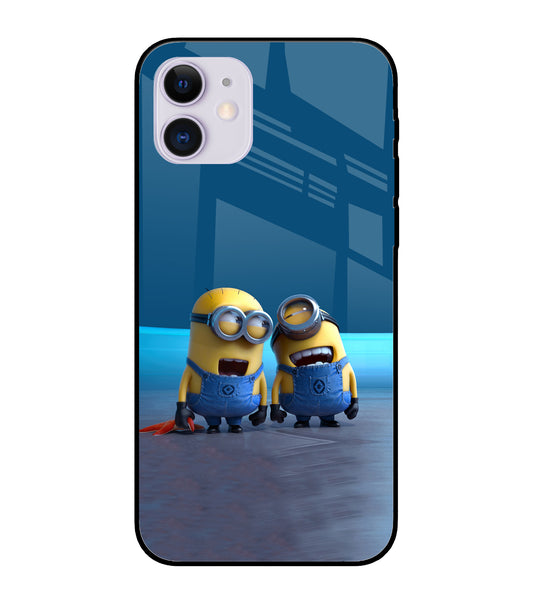 Minion Laughing iPhone 12 Pro Max Glass Cover