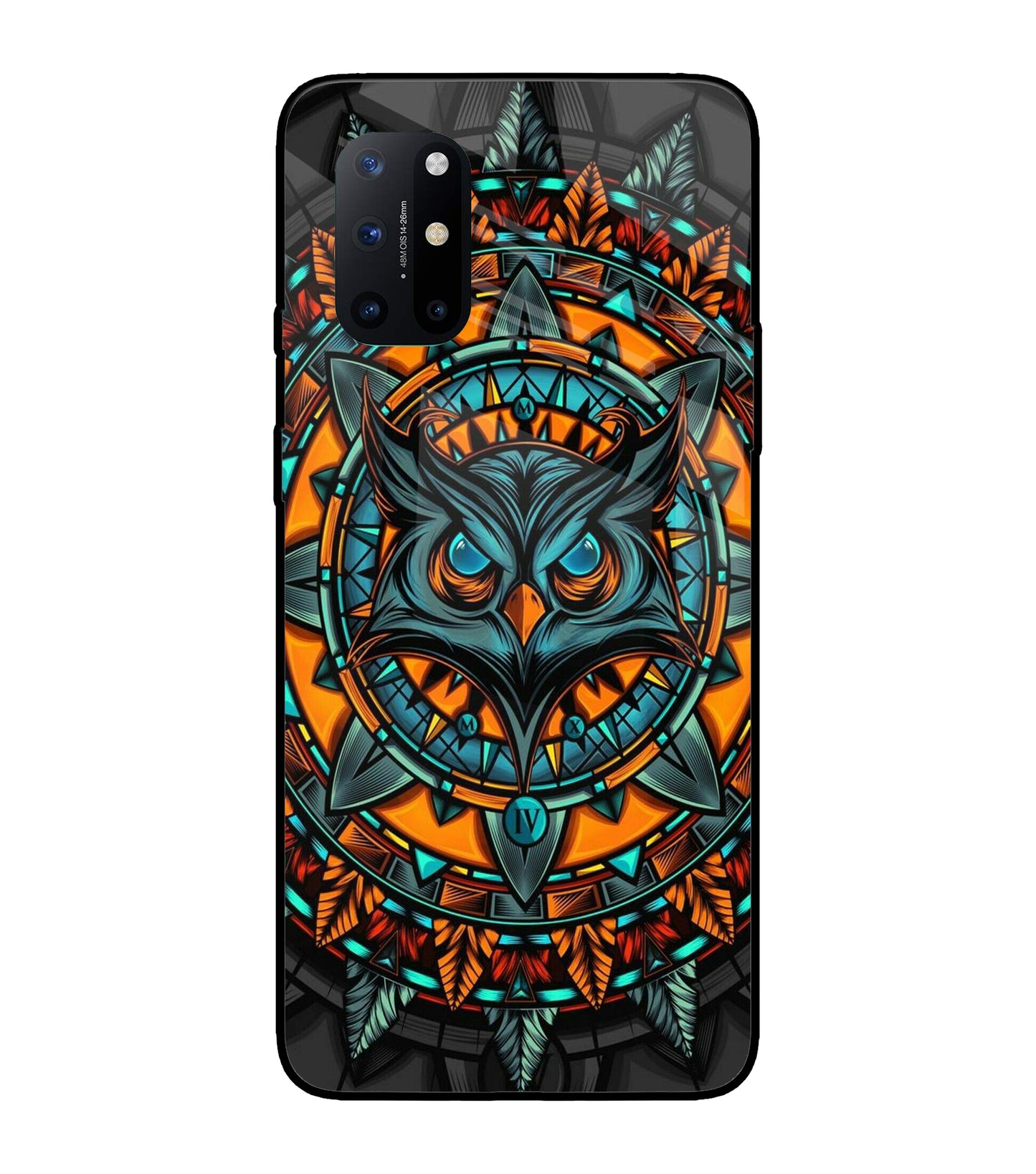 Angry Owl Art Oneplus 8T Glass Cover