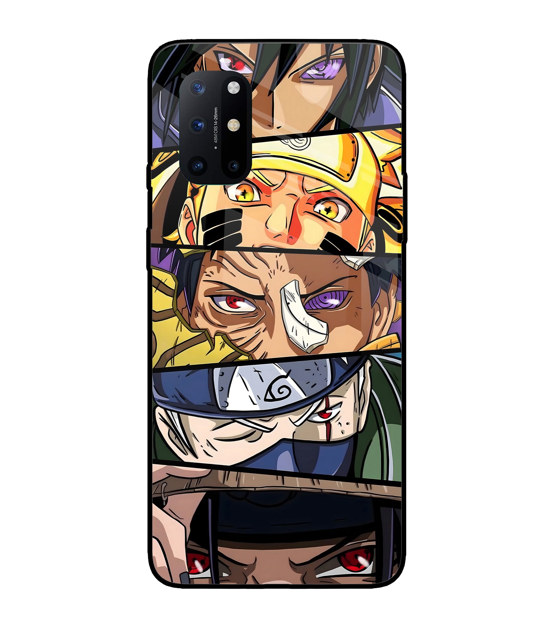 Naruto Character Oneplus 8T Glass Cover