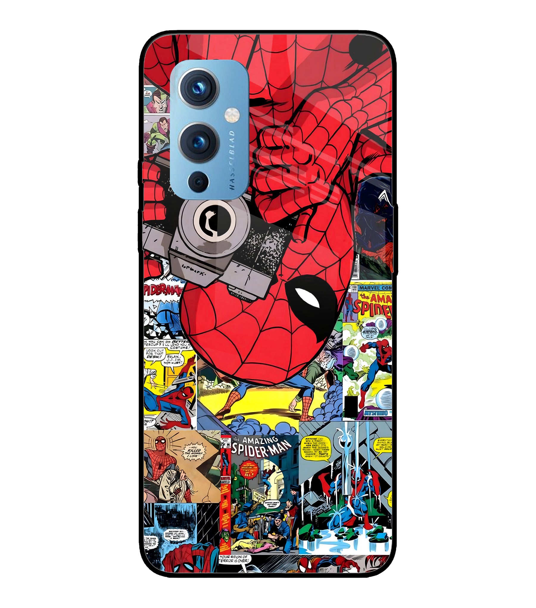 Spider Man Oneplus 9 Glass Cover
