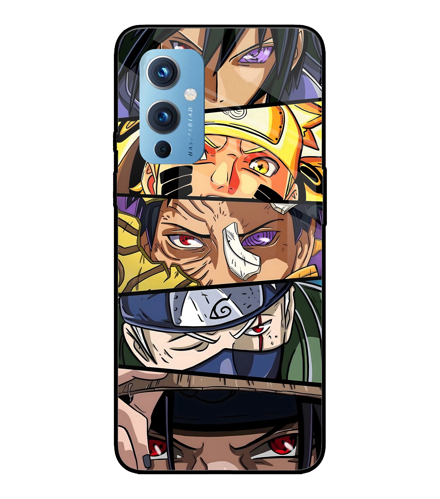 Naruto Character Oneplus 9 Glass Cover