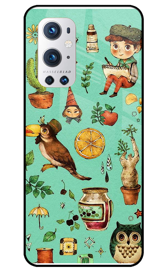 Vintage Art Oneplus 9 Pro Glass Cover