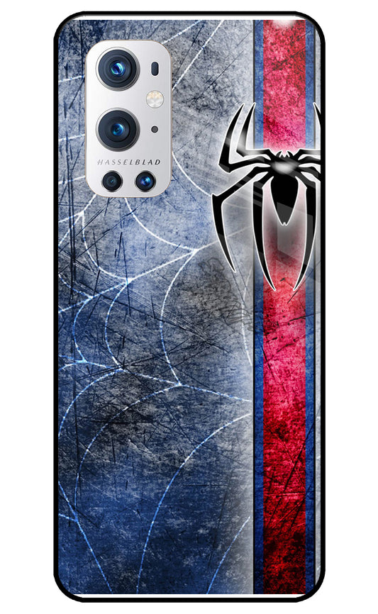 Spider Blue Wall Oneplus 9 Pro Glass Cover