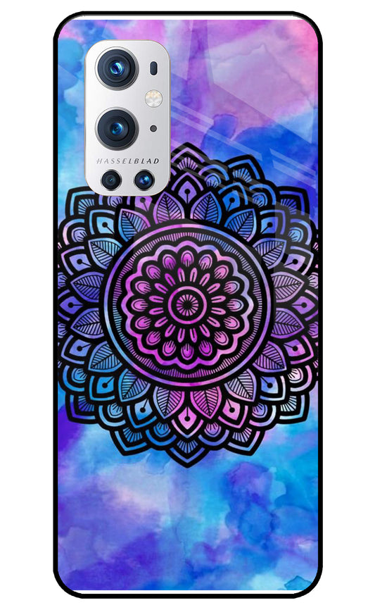 Mandala Water Color Art Oneplus 9 Pro Glass Cover
