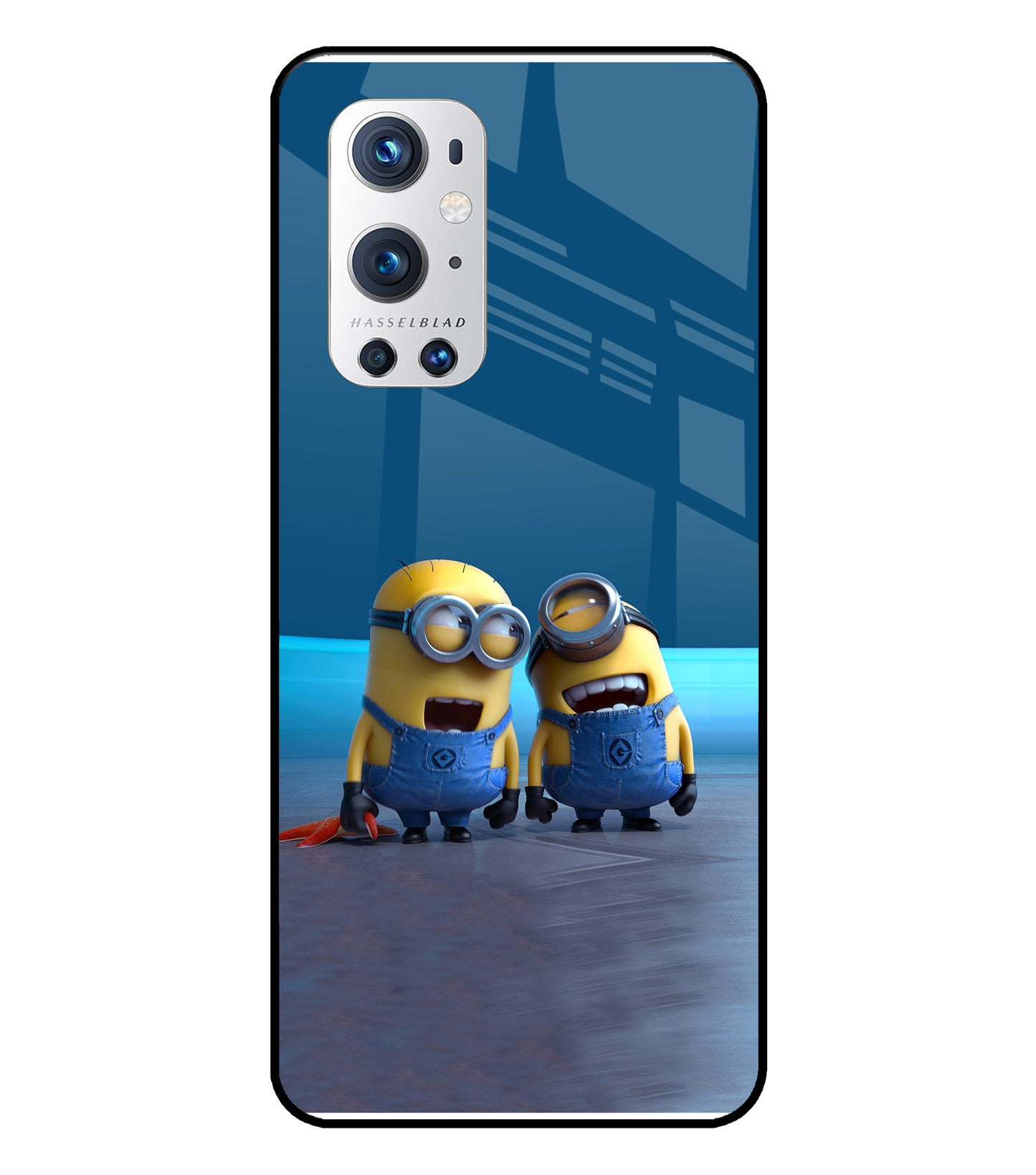 Minion Laughing Oneplus 9 Pro Glass Cover