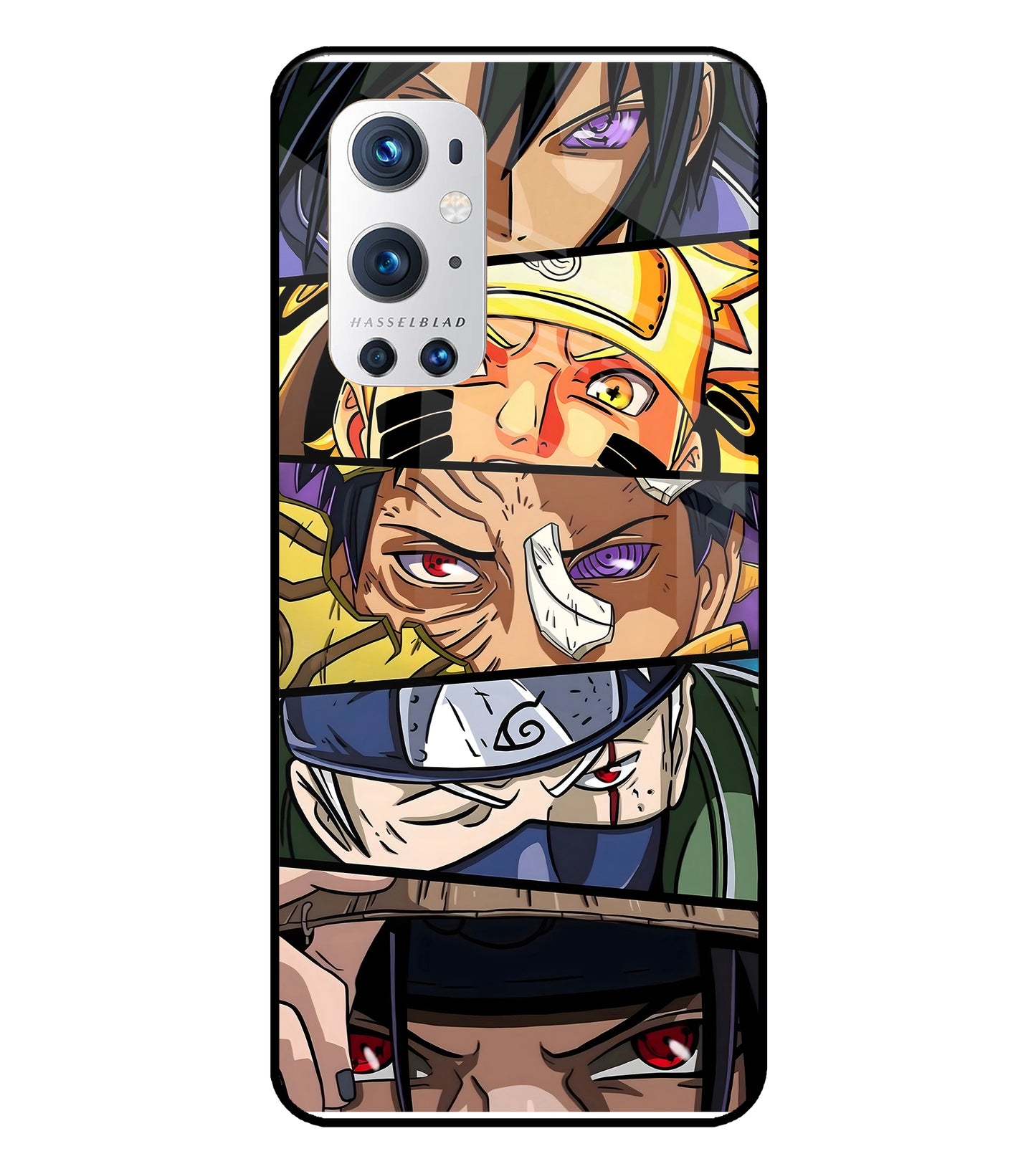 Naruto Character Oneplus 9 Pro Glass Cover
