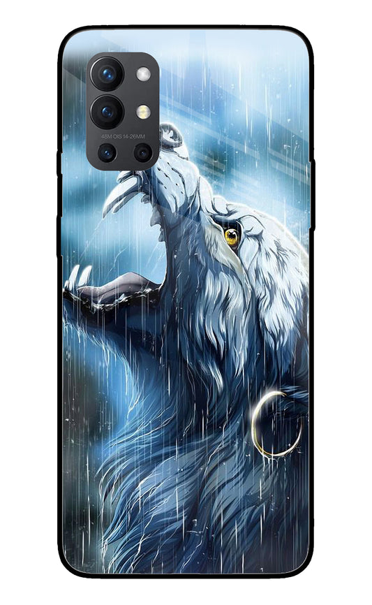 Wolf in Rain Oneplus 9R Glass Cover