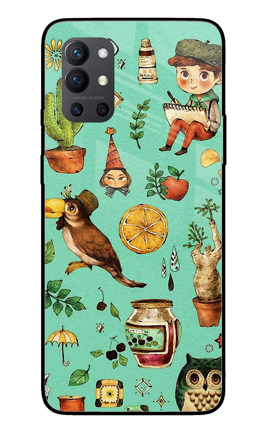 Vintage Art Oneplus 9R Glass Cover