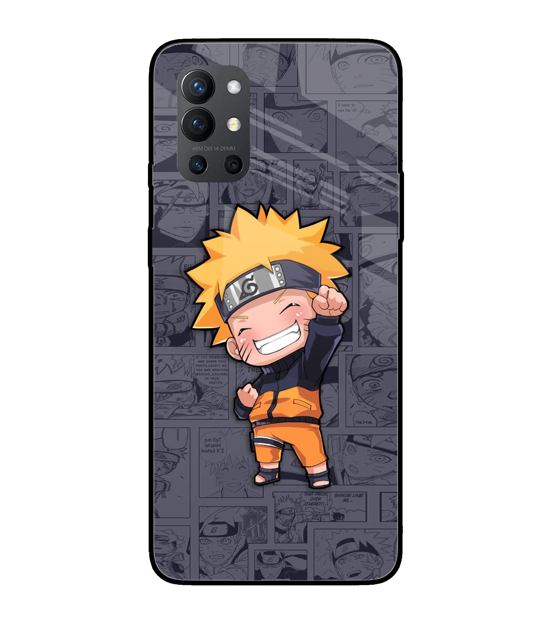 Chota Naruto Oneplus 9R Glass Cover