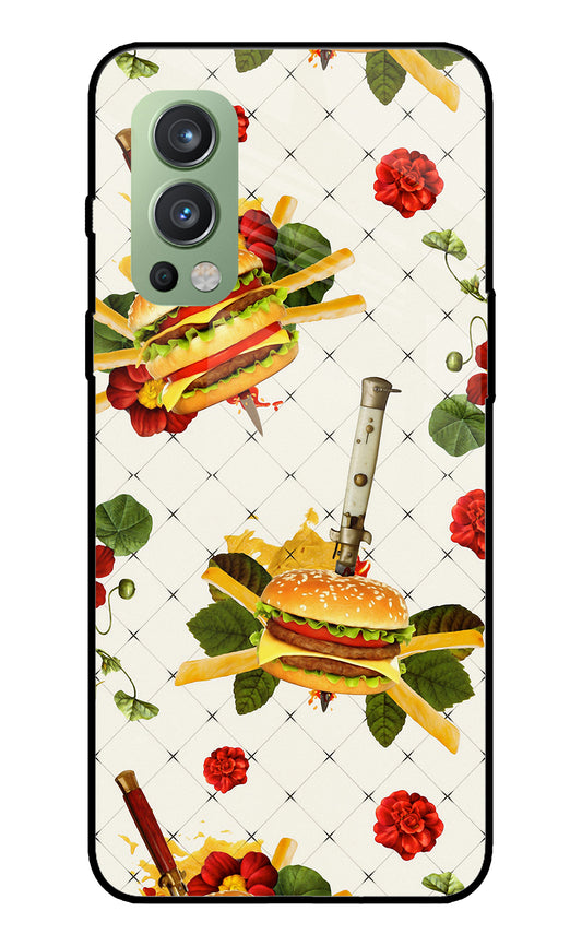 Burger Food Wallpaper OnePlus Nord 2 5G Glass Cover
