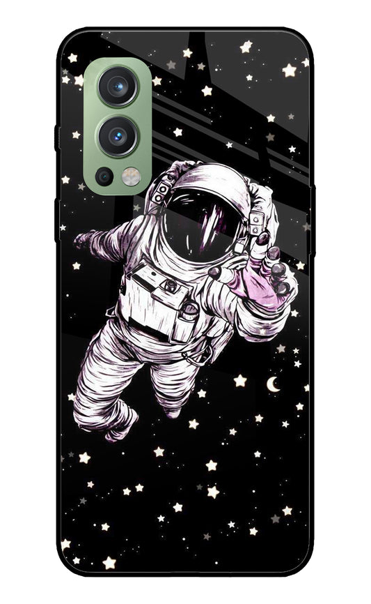 Astronaut On Space OnePlus Nord 2 5G Glass Cover