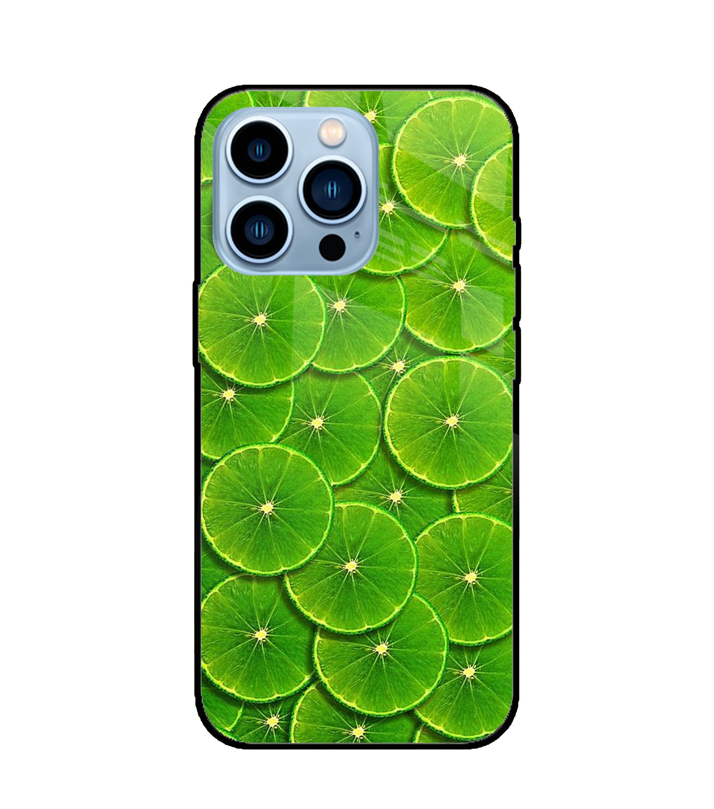 Lime Slice iPhone 13 Pro Max Glass Cover