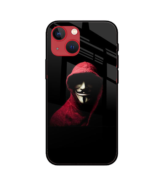 Anonymous Hacker iPhone 13 Mini Glass Cover
