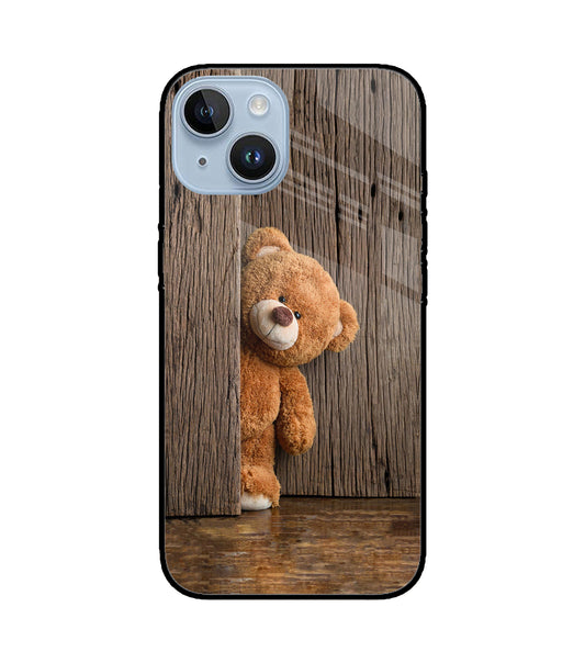Teddy Wooden iPhone 14 Glass Cover