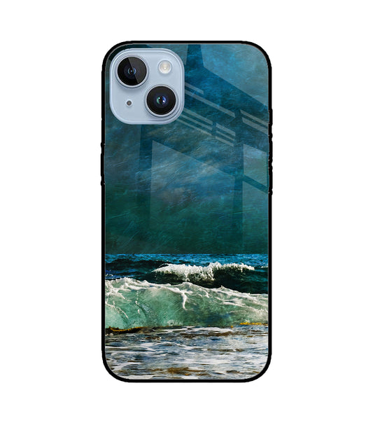 Sea Wave Art iPhone 14 Glass Cover