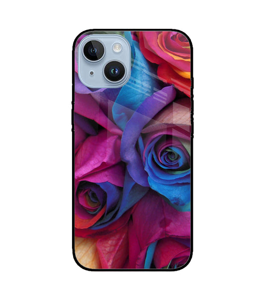 Colorful Roses iPhone 14 Glass Cover