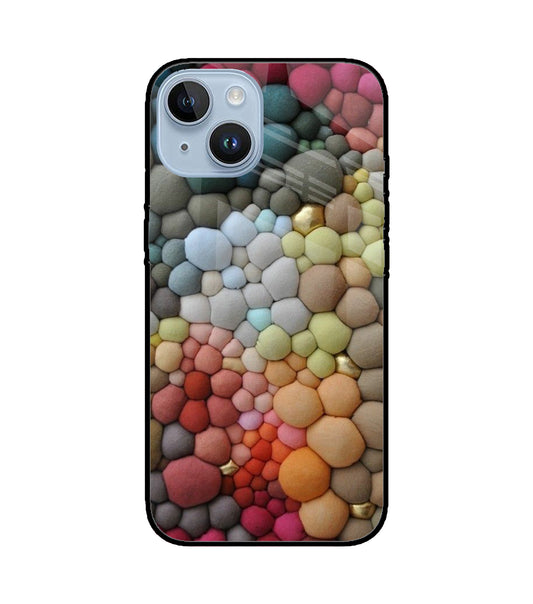 Colorful Balls Rug iPhone 14 Glass Cover
