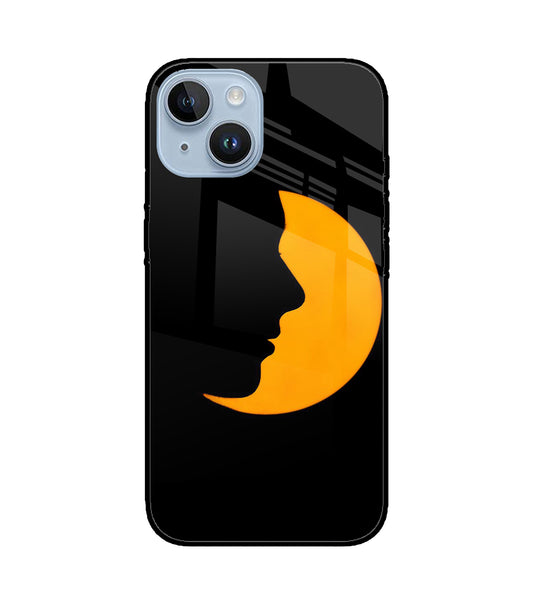 Moon Face iPhone 14 Glass Cover