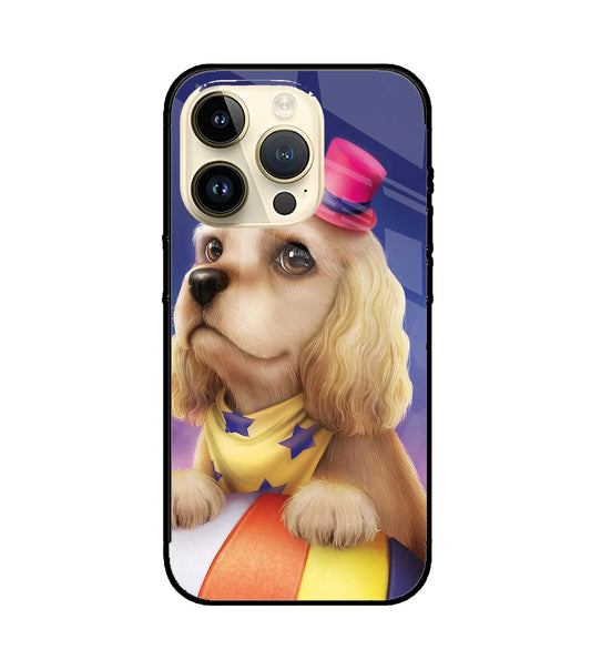 Circus Puppy iPhone 14 Pro Glass Cover