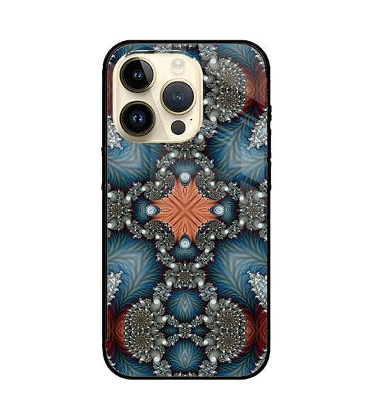 Fractal Art iPhone 14 Pro Glass Cover