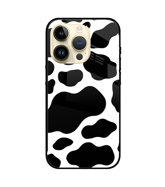 Cow Spots iPhone 14 Pro Glass Cover