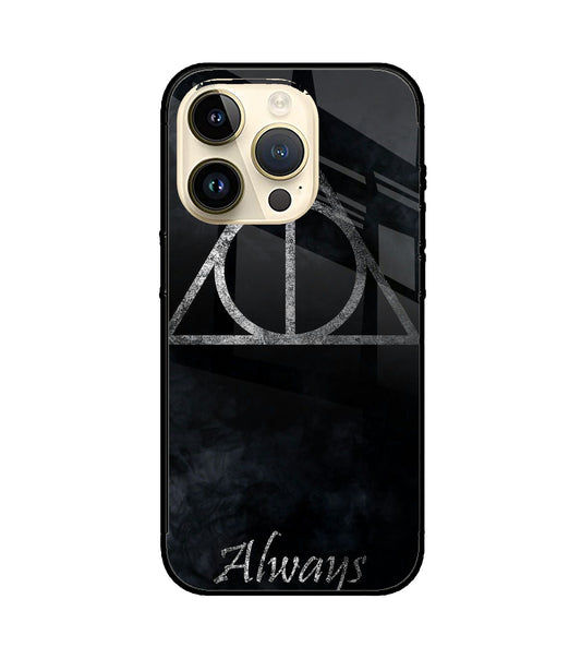 Deathly Hallows iPhone 14 Pro Glass Cover