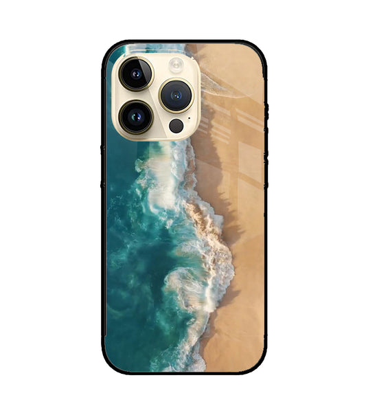 Ocean Beach iPhone 14 Pro Glass Cover