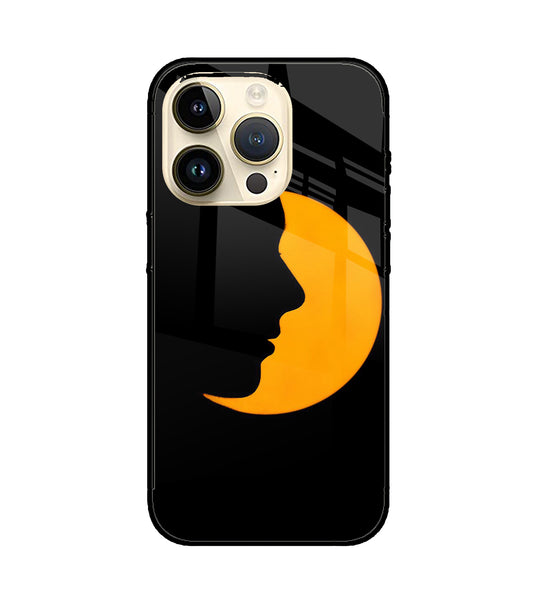 Moon Face iPhone 14 Pro Glass Cover
