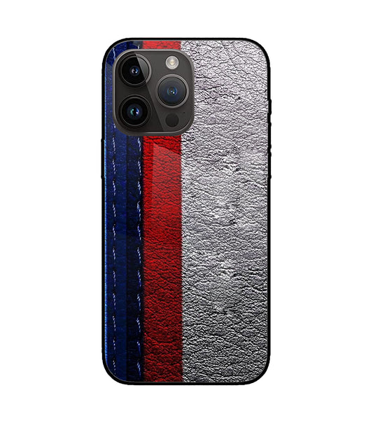 BMW Stripes iPhone 14 Pro Max Glass Cover