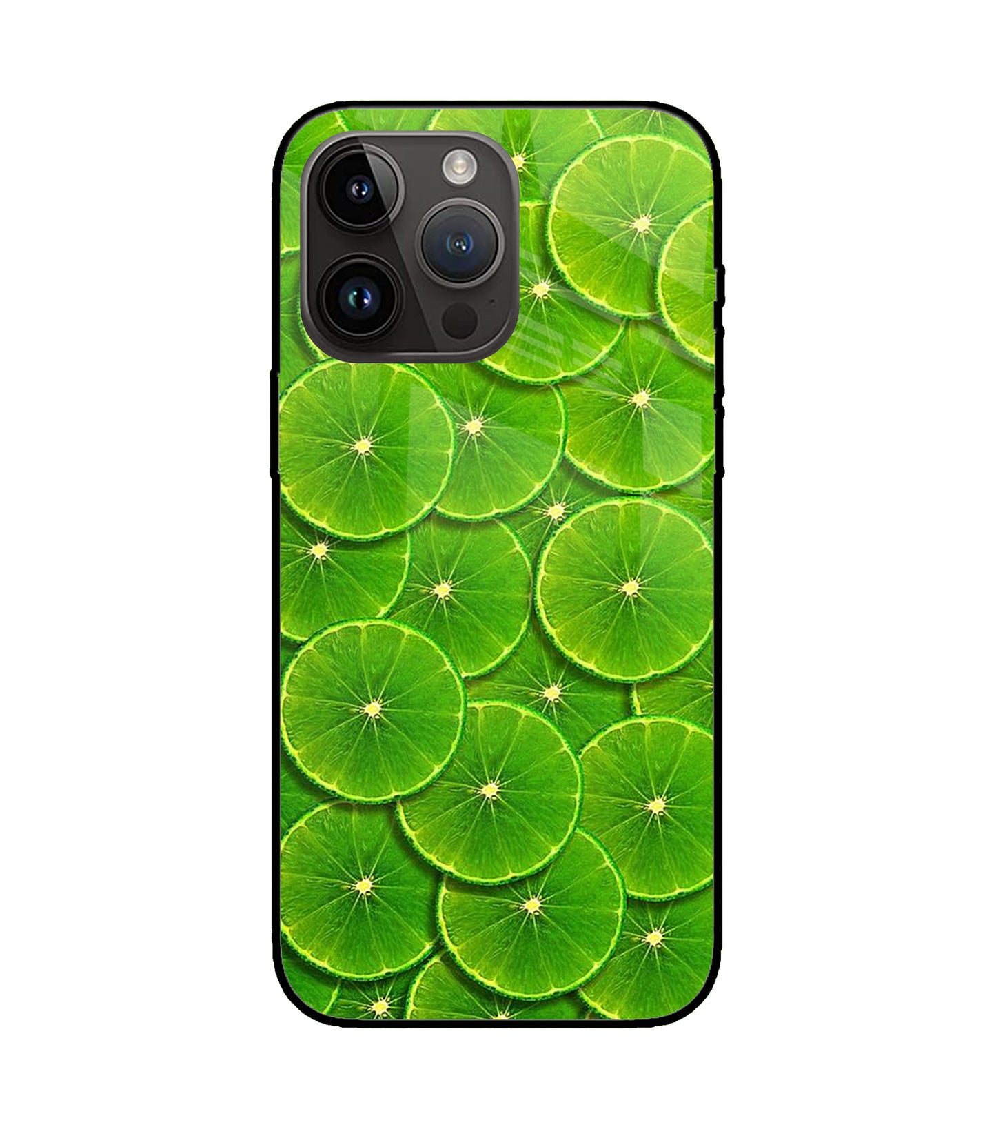 Lime Slice iPhone 14 Pro Max Glass Cover