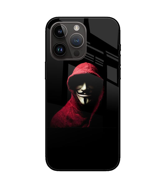 Anonymous Hacker iPhone 14 Pro Max Glass Cover