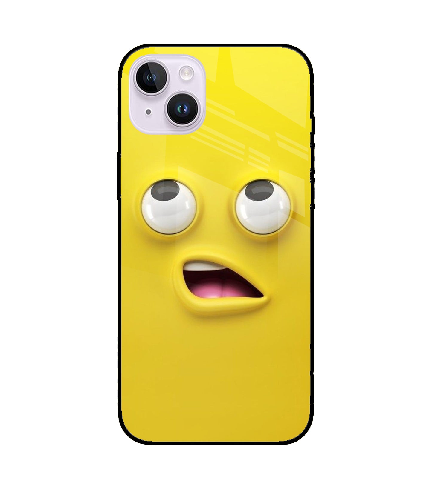 Emoji Face iPhone 15 Plus Glass Cover