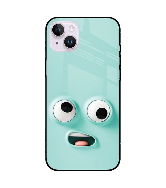 Funny Cartoon iPhone 15 Plus Glass Cover