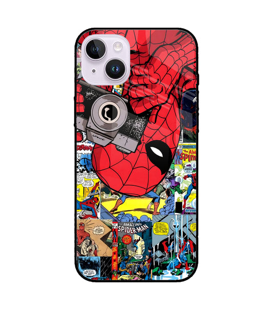 Spider Man iPhone 15 Plus Glass Cover
