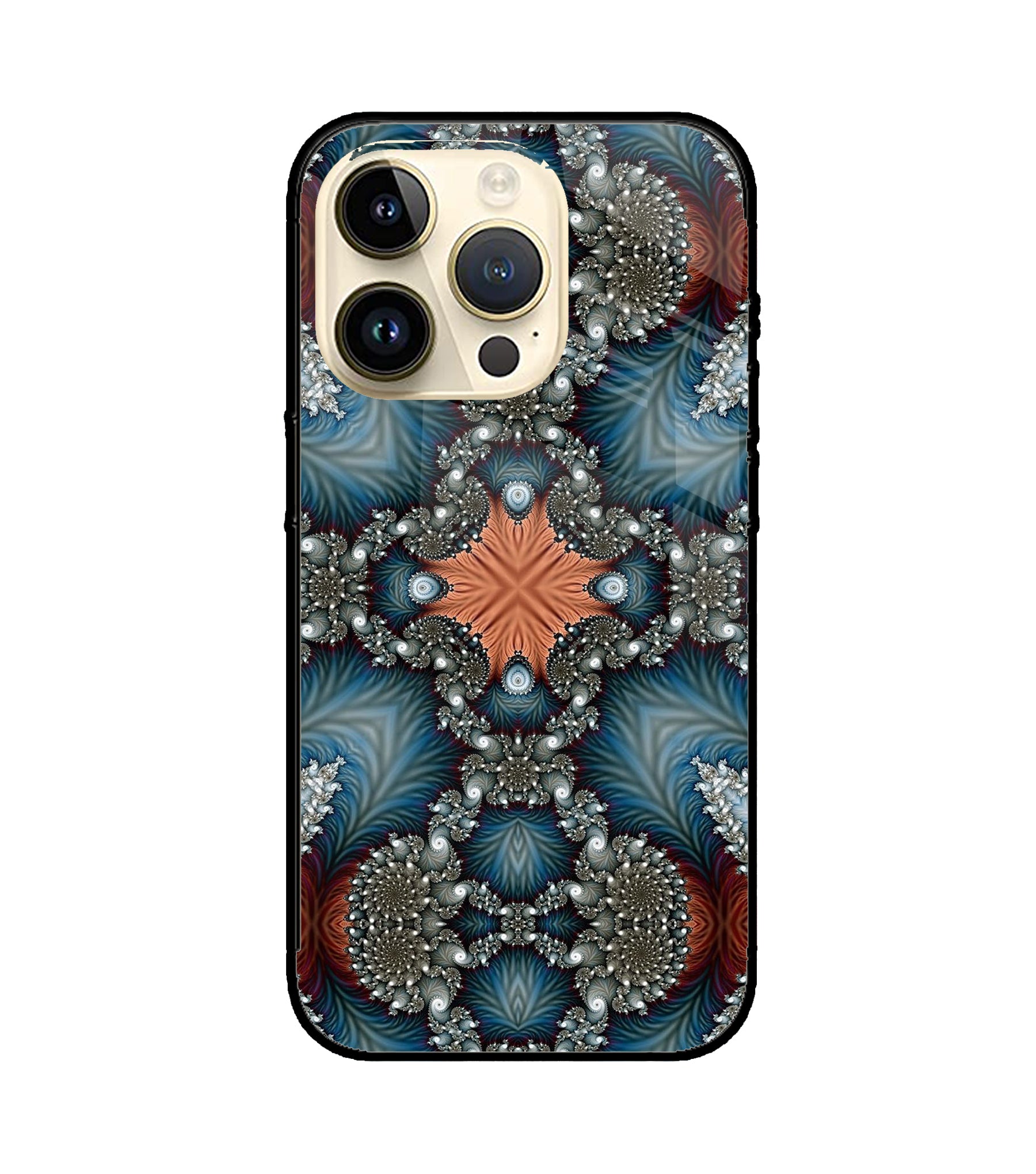 Fractal Art iPhone 15 Pro Glass Cover