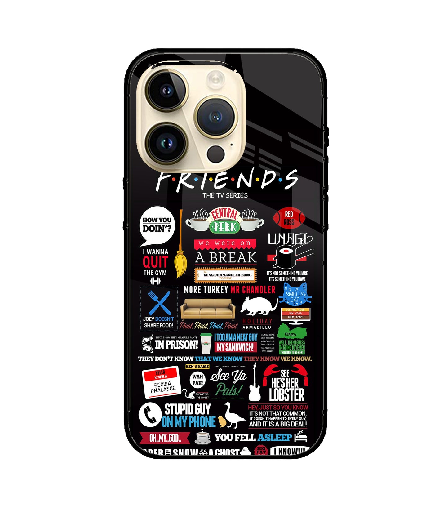 FRIENDS iPhone 15 Pro Glass Cover