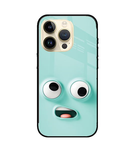 Funny Cartoon iPhone 15 Pro Glass Cover