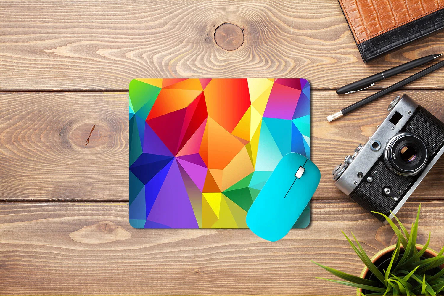 Abstract Prism Burst Mouse Pad