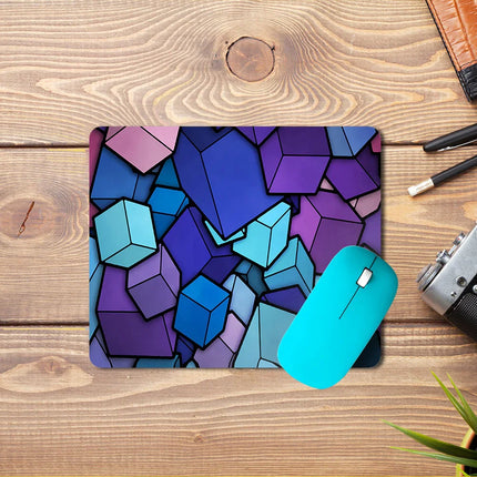 Cubes Abstract Mouse Pad