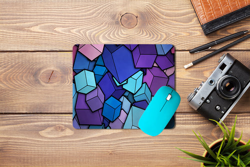 Cubes Abstract Mouse Pad