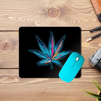Weed Leaf Mouse Pad