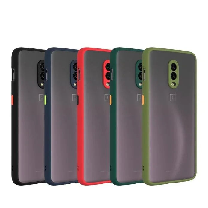 Smoke Silicone Oneplus 6T Back Cover